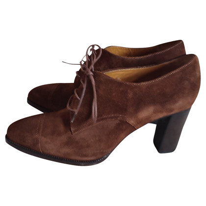 Ralph Lauren Purple Label Lace-up shoes Suede in Brown