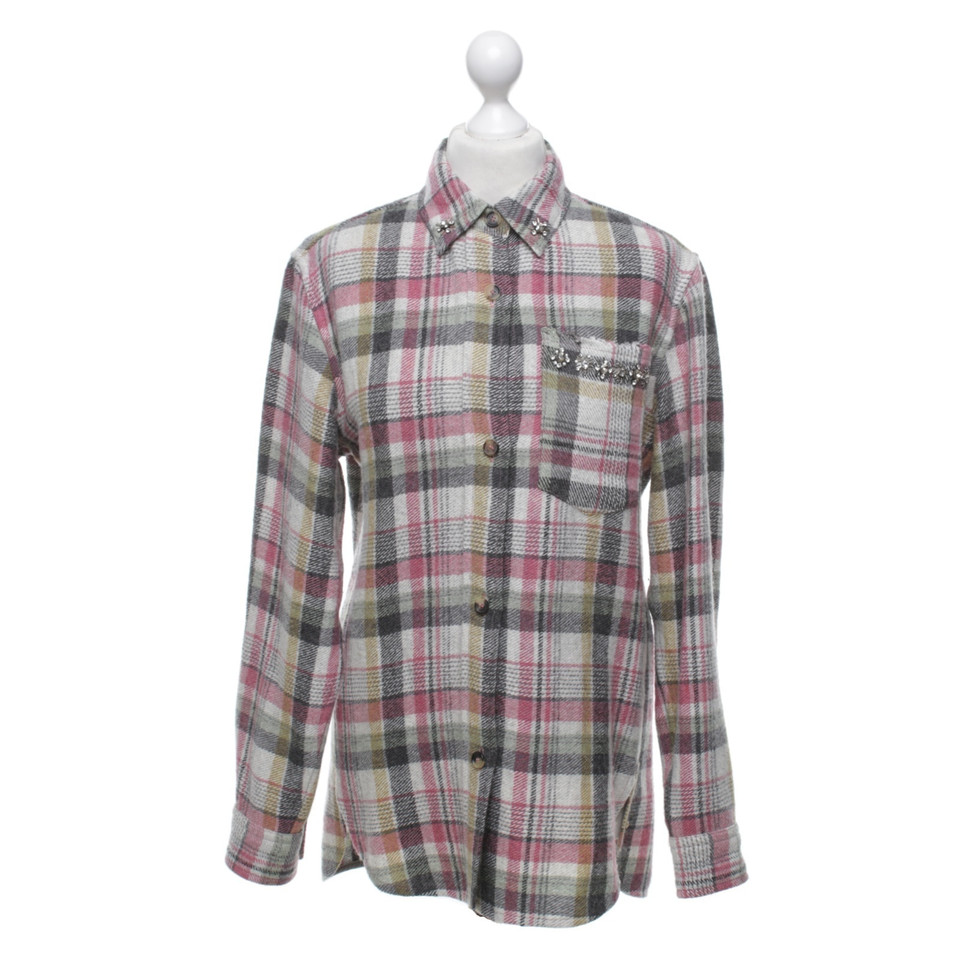 Isabel Marant Shirt blouse with plaid pattern