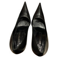 Gianmarco Lorenzi Pumps/Peeptoes Leather in Black