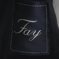 Fay Blue cotton blazer