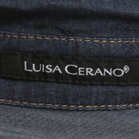 Luisa Cerano Denim shirt in Blauw