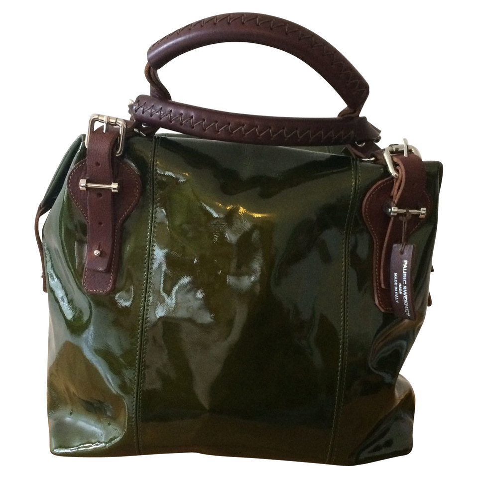 Other Designer Pauric Sweeney - patent leather handbag