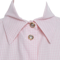 Versus Checkered camicetta rosa / bianco