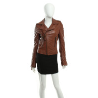 Balenciaga Leather jacket in brown