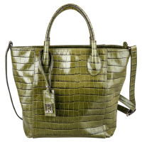 Coccinelle Shopper en Cuir en Olive