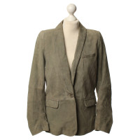 Closed Olive green leather Blazer