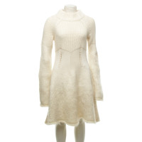 Alexander McQueen Ivory knit dress