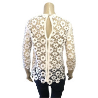 Sandro Top en Coton en Blanc