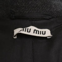 Miu Miu Mantel in Grau