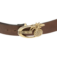 Just Cavalli Riem Leer in Bruin