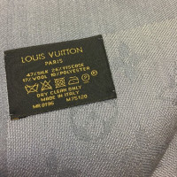 Louis Vuitton Monogram Tuch aus Seide in Grau