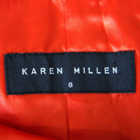 Karen Millen Lederen rok in het rood