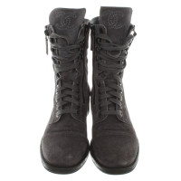 Chanel Boots in dark gray