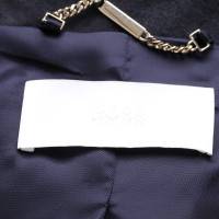 Hugo Boss Jacke/Mantel aus Leder in Blau