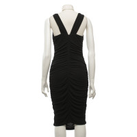 Versace Gathered dress in black