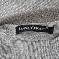 Luisa Cerano Sweater in zilver