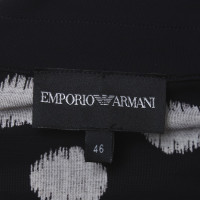 Armani Bluse in Schwarz/Weiß