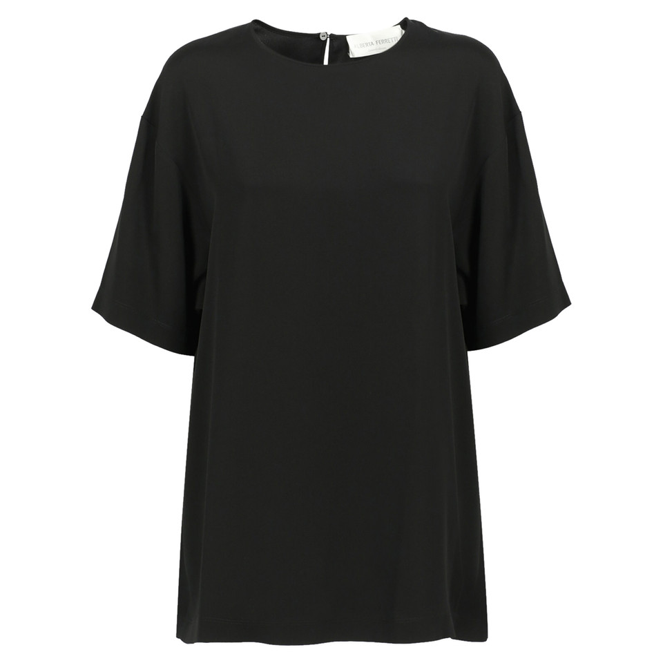 Alberta Ferretti Top en Noir