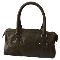 Dkny Handbag Leather in Taupe