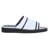 Helmut Lang Leather sandals in black and white