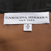 Carolina Herrera Top in seta in Black