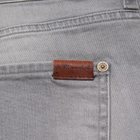 7 For All Mankind Jeans in Cotone in Grigio