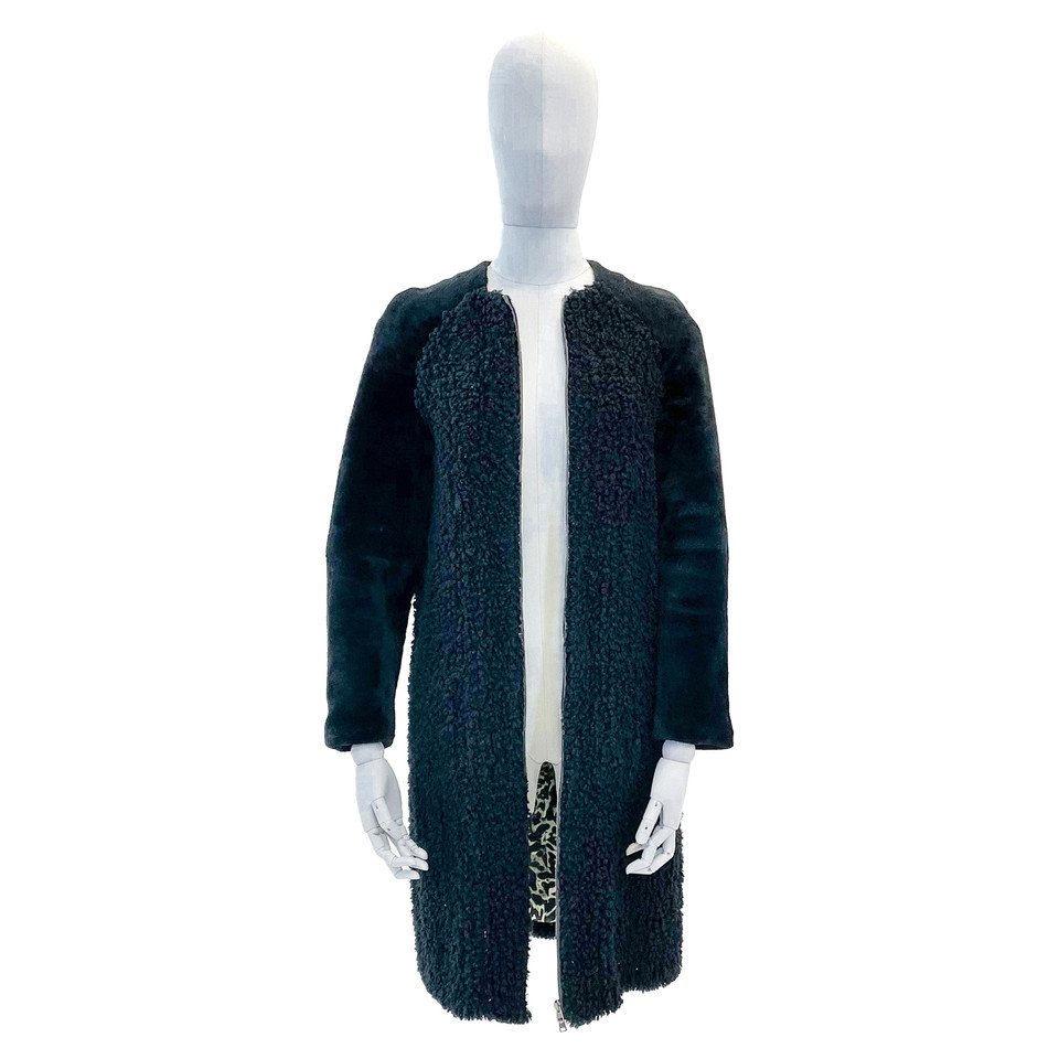 Giambattista Valli Jacket/Coat Fur in Black