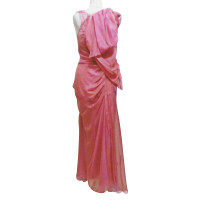 Christian Dior Dress Silk in Pink