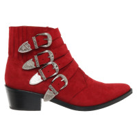 Toga Pulla Ankle boots in red