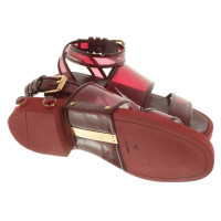 Givenchy Sandals in dark red