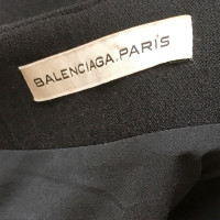 Balenciaga Jupe en cuir avec des bandes