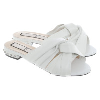 N°21 Sandalen aus Leder in Weiß