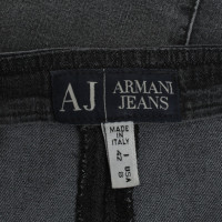 Armani Jeans Dunkelgraues Kleid mit Waschung