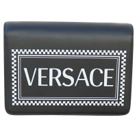 Versace Handtas Leer in Zwart