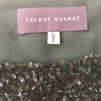 Talbot Runhof Top con paillettes