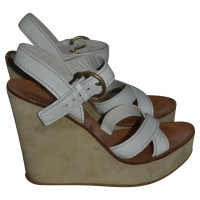 Miu Miu Wedges Leather in White