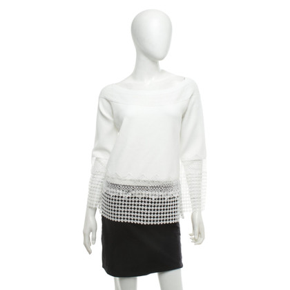 Elie Tahari top with lace