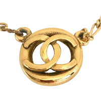Chanel Vintage collier avec pendentif logo