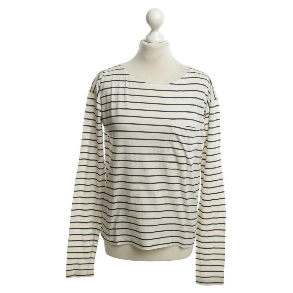 Prada Striped longsleeve Blue / White