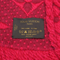 Louis Vuitton Logomania scarf in red