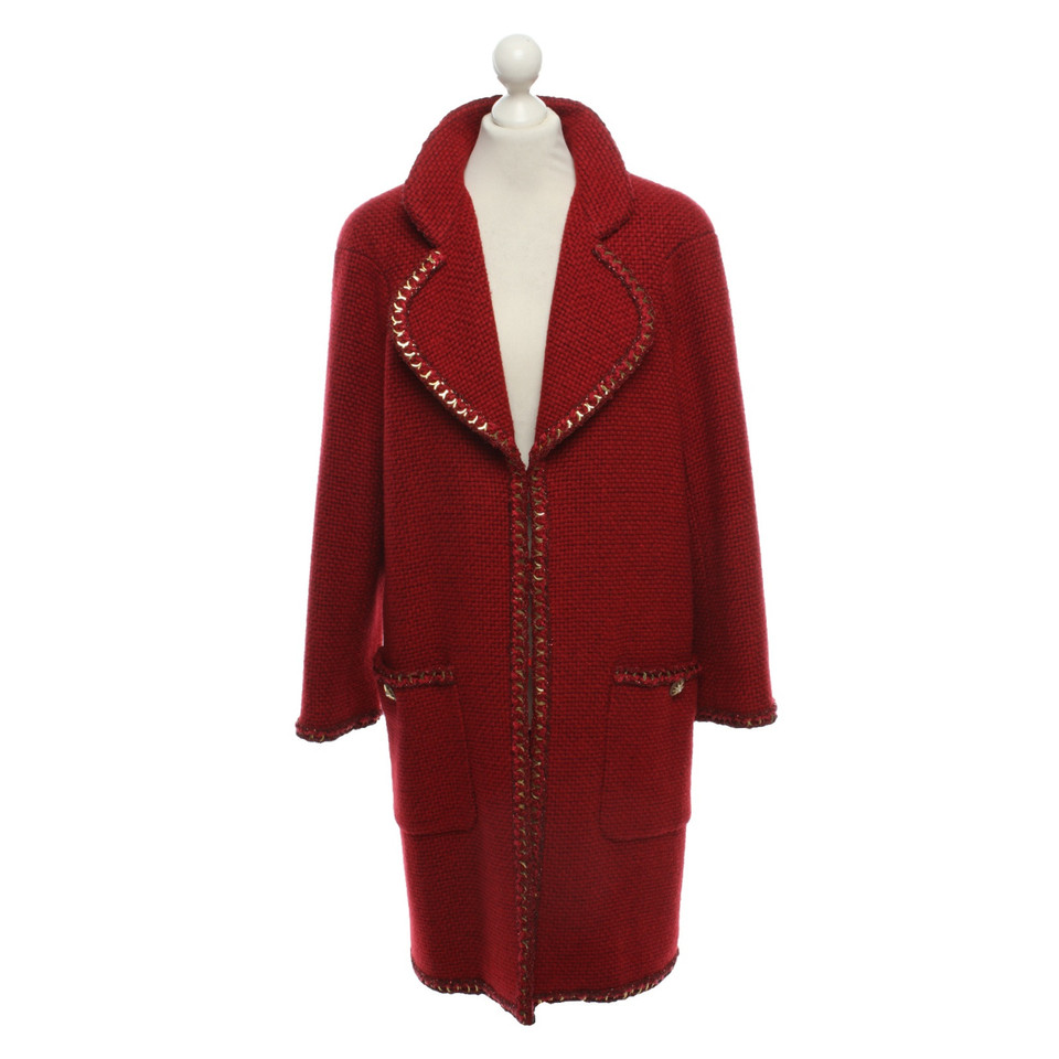 Chanel Giacca/Cappotto in Rosso