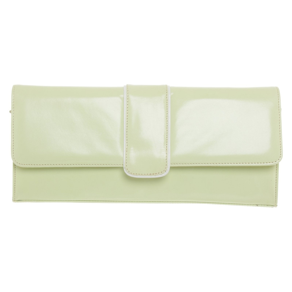 Rena Lange clutch in lime green
