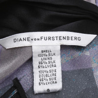 Diane Von Furstenberg Seidenkleid mit Satinbändern