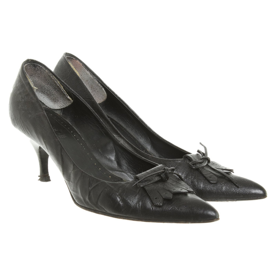 Hugo Boss Pumps/Peeptoes en Cuir en Noir