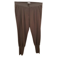 Brunello Cucinelli Paire de Pantalon en Coton en Taupe