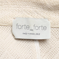 Forte Forte Blazer aus Baumwolle in Beige