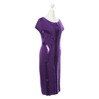 Alberta Ferretti Kleid aus Wolle in Violett