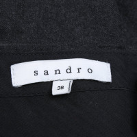 Sandro Hose aus Wolle in Grau