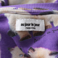 Au Jour Le Jour Sweater mit Katzen-Motiven