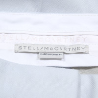 Stella McCartney Paire de Pantalon en Laine en Bleu